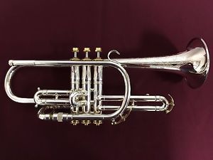 1934 King Silver Tone Master Cornet - VERY NICE - FREE SHIP