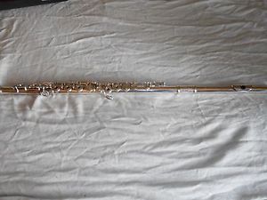Altus Sterling Silver Professional Handmade Flute. Model 1007