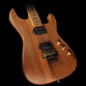 Charvel Custom Shop Exclusive Carbonized Recycled Redwood San Dimas HH Guitar