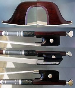 FRENCH old BASS bow by Louis BAZIN C.1920