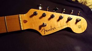 fender custom shop neck USA 58  maple  locking tuners shunk strip 1998