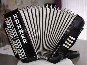 Akkordeon Hohner Club Morino S Diatonisch CF Stimmung incl 200 diatonische Noten