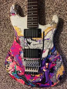 Ibanez RG 420 Roadstar ll  Glow In The Dark Swirl Guitar