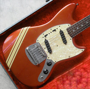 1969 Vintage Fender USA Mustang Electric Guitar 6 String 1960s w/HSC