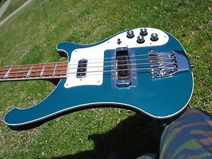 2002 Rickenbacker 4003 Turquoise Blue Green Bass Guitar - 4001 8.8 lbs