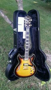 Ibanez AS153-AYS-12-01 Artstar Yellow Sunburst Semi-Hollow Body Guitar MINT,case