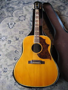 1966 Gibson COUNTRY WESTERN MODEL acoustic guitar Natural vintage flat top J50