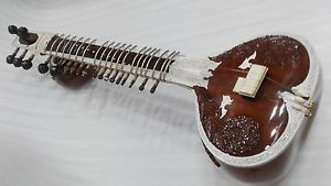 SITAR ultra professional,Ravi Shankar styl double tumba hand made with fiber bo