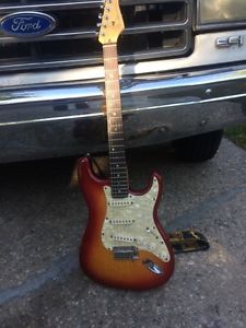Fender American Deluxe Stratocaster - Sunset Metallic- Rosewood Neck, New!