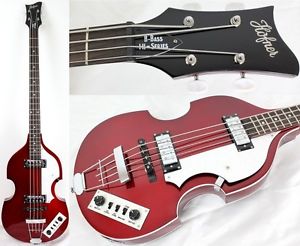 Hofner IGNITION BASS Metallic Red From JAPAN Free shipping