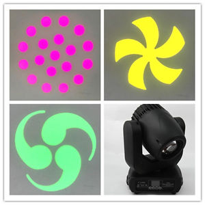 2pc 150W led spot 2xgobo wheel 3-prism color  moving head stage DJ party light