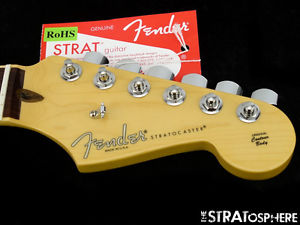 American Fender CHANNEL BOUND Strat NECK + TUNERS Stratocaster USA  *Limited*