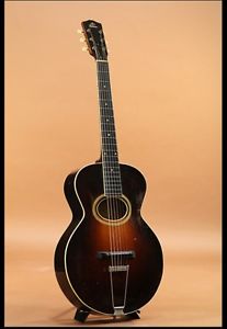 GIBSON L-3 Oval Hole 1920's Brown w/hard case F/S Guitar from Japan #R901