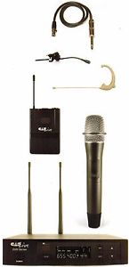 CADLive WX3010 Wireless  Microphone System with Earworn, E29 Lav & WXGTR Cable