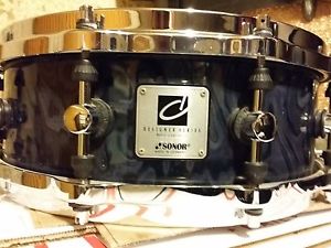 SONOR DESIGNER 5 X 14 MAPLE LIGHT SNARE DRUM GERMANY RARE BLUE ROOTS