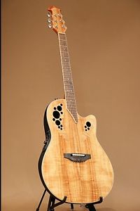 OVATION Standard Elite 6868AX-FKOA 2010s Natural w/hard case F/S Guitar #R858