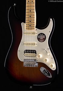 Fender American Standard Strat HSS Shawbucker 3-Tone Sunburst (437)