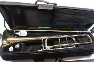 Bach Stradivarius 50B Bb 50 BASS Trombone PROFESSIONAL F Trigger Very Nice#12/16