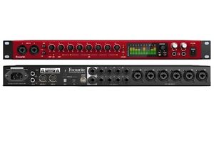 Focusrite Clarett 8Pre Thunderbolt Audiointerface, 24-Bit /192 kHz, 18 In/20 Out