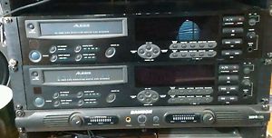 Alesis masterlink with power supply in rack