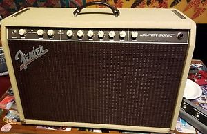 Fender Super Sonic 22 112 Combo Guitar Amplifier Blonde