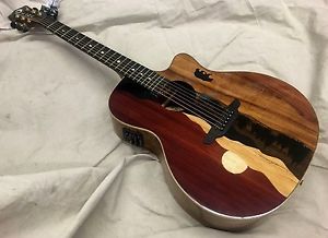 Luna Vista bear Grand Concert Acoustic-Electric Guitar