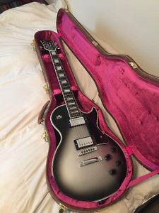 gibson les paul custom silverburst