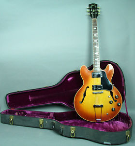 1971 Gibson Vintage Sunburst ES-335TD Semi Hollow Electric Guitar w/OHSC