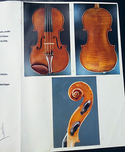 violon italien Italian violin by Luigi Bertelli ann 1931 with Rampal certificat