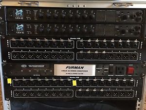 Metric Halo ULN8 and Mamba UDB patch bay