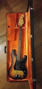 Vintage 1978 Fender Precision Bass With orig case!