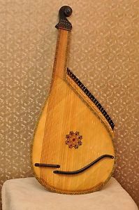 Traditional Ukrainian Bandura, 55 Strings, AAA condition professionally restored
