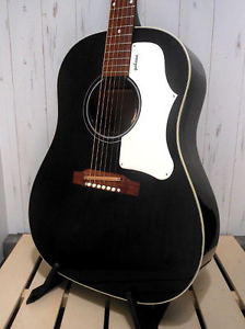 Gibson J-45 ADJ Ebony Black 2014 Acoustic Guitar Free Shipping Tracking Number