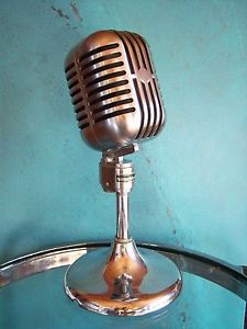 Vintage RARE 1940's Turner 101A dynamic / ribbon microphone old antique w cable