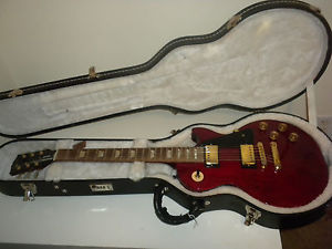 Gibson Les Paul Studio Deluxe 2007 Trans  Wine Red Gold Clean OHSC