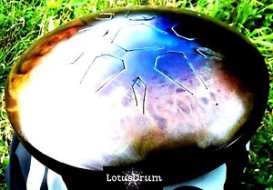 LOTUS DRUM -  Handmade & easy to play, anyone can get the hang of this handpan