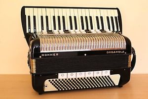 Accordion Hohner Organola 140 Bass Akkordeon Fisarmonica + Case + Free Shipping!