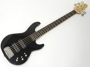 Free Shipping Used G&L Premium L-2500 BLK/R Electric Bass