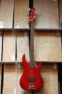 ESP AP-200 MM Type See Thru Red Ash Body Used Electric Bass Guitar Deal Japan