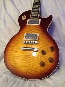 2016 GIBSON Les Paul Standard T Tea Burst MONSTER FLAME Brand New 60s Neck OHSC