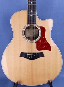 2010 TAYLOR 856ce 12-STRING ACOUSTIC w/ DLX ORIGINAL CASE