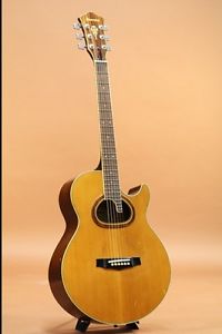 IBANEZ R400 Ragtime series 1980's Natural w/soft case F/S Guitar #R876