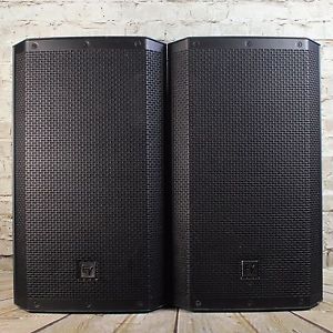 (2) EV ZLX-12P Powered Speakers W/ Covers