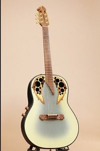 OVATION Super Adamas 1687-7 30th Anniversary 2007 Black w/hard case #R855