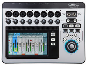 QSC TouchMix-8 Touch-screen Compact Digital Audio Mixer w/ Stereo DSP Effects