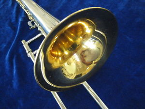 SUPERB KING 3B-F "SILVER SONIC" TROMBONE w/STERLING BELL, ALL-ORIGINAL