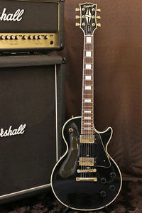 Epiphone 2000 made Les Paul Custom LPC Black Long Neck tenon Made in Japan