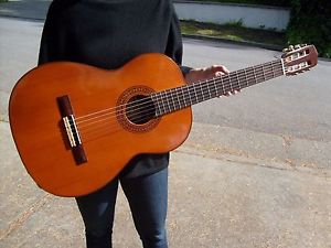 1971 K.YAIRI CLASSICAL NYLON STRING GUITAR excellent tone with TKL hsc