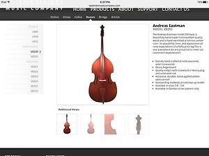 Andreas Eastman VB 200 3/4 Bass Gently Used