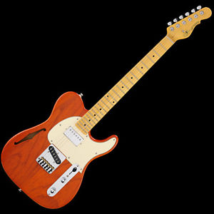 G&L ASAT Tribute Classic Bluesboy Semi-Hollow lear Orange Maple DEMO